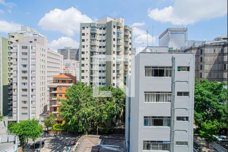 Vista da Varanda da Sala de apartamento à venda com 1 quarto, 32m² em Consolação, São Paulo