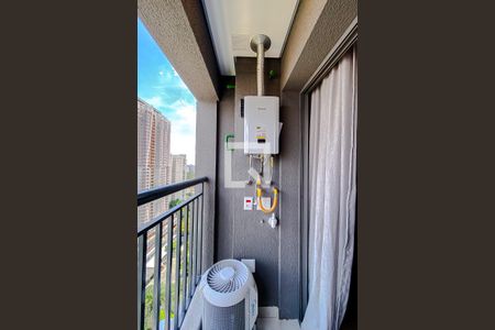 Varanda da Sala de apartamento para alugar com 1 quarto, 29m² em Vila Independência, São Paulo