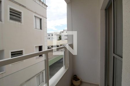 Varanda da Sala de apartamento para alugar com 2 quartos, 50m² em Parque Reserva Fazenda Imperial, Sorocaba