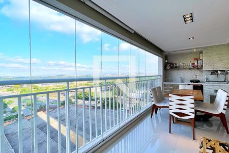 Varanda Gourmet de apartamento à venda com 2 quartos, 110m² em Vila Augusta, Guarulhos