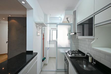 Cozinha de apartamento para alugar com 2 quartos, 52m² em Parque Taboão, Taboão da Serra