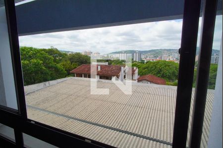 Sala - Vista de apartamento à venda com 2 quartos, 62m² em Jardim do Salso, Porto Alegre