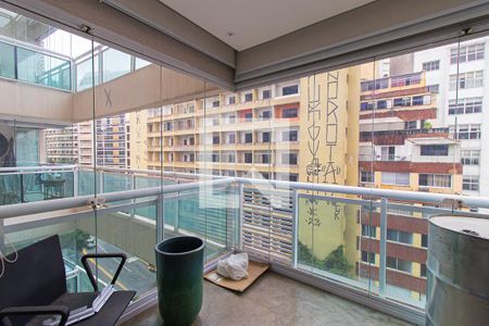 Varanda de kitnet/studio para alugar com 1 quarto, 65m² em Centro, São Paulo