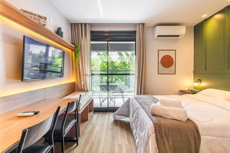 Studio de apartamento para alugar com 1 quarto, 27m² em Pinheiros, São Paulo