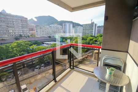 Varanda da Sala de apartamento à venda com 3 quartos, 84m² em Botafogo, Rio de Janeiro