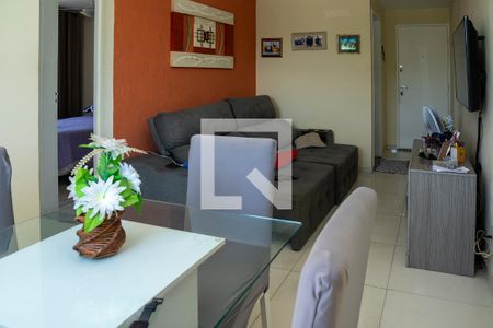 Sala de Estar/Jantar de apartamento à venda com 2 quartos, 50m² em Taquara, Rio de Janeiro