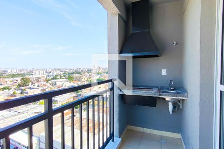 Varanda Gourmet de apartamento à venda com 2 quartos, 54m² em Vila Metalúrgica, Santo André