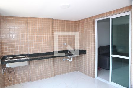 Varanda gourmet de apartamento para alugar com 2 quartos, 85m² em Vila Assuncao, Praia Grande