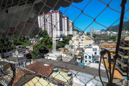 Vista da Sala de apartamento à venda com 2 quartos, 78m² em Botafogo, Rio de Janeiro
