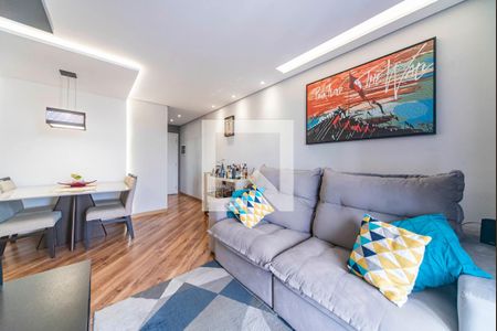 Sala de apartamento à venda com 3 quartos, 78m² em Vila Helena, Santo André