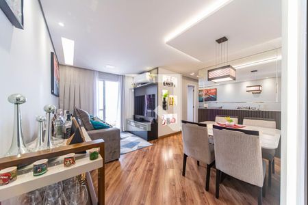 Sala de apartamento à venda com 3 quartos, 78m² em Vila Helena, Santo André