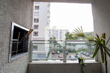 Varanda da Sala de apartamento à venda com 2 quartos, 50m² em Morro Santana, Porto Alegre
