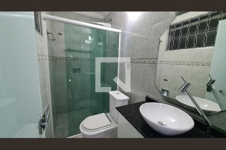 Banheiro da Suíte de casa para alugar com 2 quartos, 135m² em Jardim Esplanada, Jundiaí