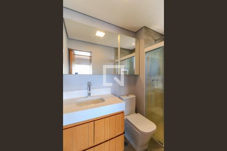 Studio para alugar com 43m², 1 quarto e 1 vaga Studio para alugar com 43m², 1 quarto e 1 vagaBanheiro