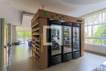Studio para alugar com 43m², 1 quarto e 1 vaga Studio para alugar com 43m², 1 quarto e 1 vagaÁrea comum - Mercado