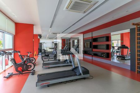 Studio para alugar com 43m², 1 quarto e 1 vaga Studio para alugar com 43m², 1 quarto e 1 vagaÁrea comum - Academia