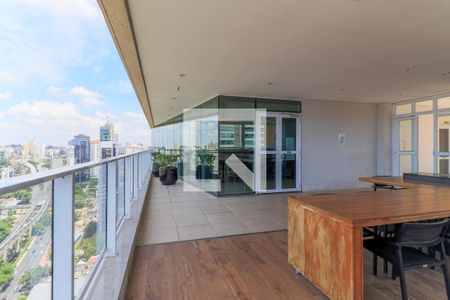 Studio para alugar com 43m², 1 quarto e 1 vaga Studio para alugar com 43m², 1 quarto e 1 vagaÁrea comum - Churrasqueira