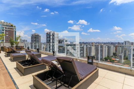 Studio para alugar com 43m², 1 quarto e 1 vaga Studio para alugar com 43m², 1 quarto e 1 vagaÁrea comum - Terraço