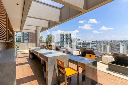 Studio para alugar com 43m², 1 quarto e 1 vaga Studio para alugar com 43m², 1 quarto e 1 vagaÁrea comum - Terraço