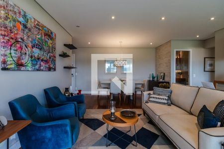 Sala de apartamento à venda com 2 quartos, 94m² em Alphaville, Santana de Parnaíba