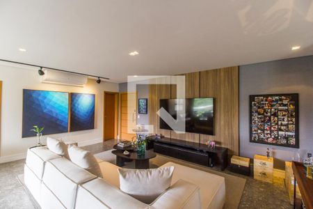 Sala de TV de apartamento à venda com 3 quartos, 172m² em Centro Empresarial Tamboré, Santana de Parnaíba