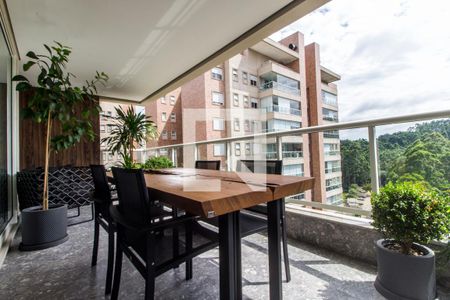 Varanda gourmet de apartamento para alugar com 3 quartos, 175m² em Centro Empresarial Tamboré, Santana de Parnaíba