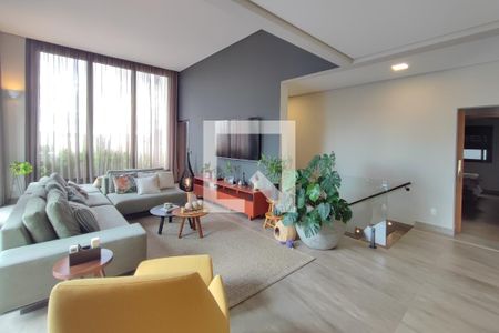 Sala de Estar de casa de condomínio à venda com 4 quartos, 255m² em Swiss Park, Campinas