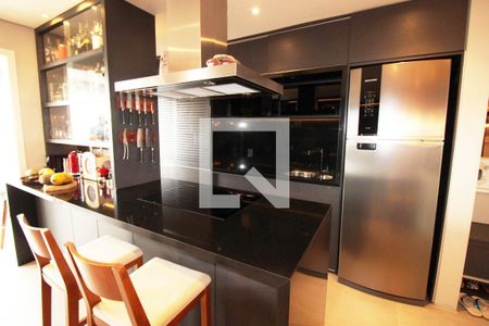 Cozinha de apartamento à venda com 1 quarto, 61m² em Fazenda Morumbi, São Paulo