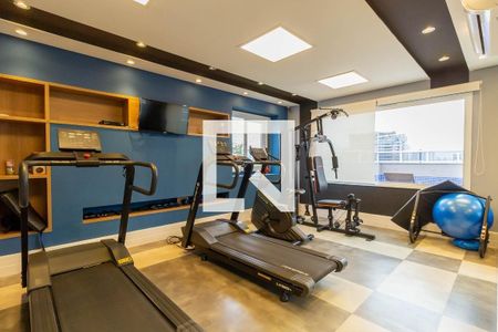 Apartamento para alugar com 40m², 1 quarto e 1 vaga Apartamento para alugar com 40m², 1 quarto e 1 vagaÁrea comum - Academia