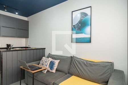 Sala de apartamento para alugar com 1 quarto, 27m² em Bela Vista, São Paulo