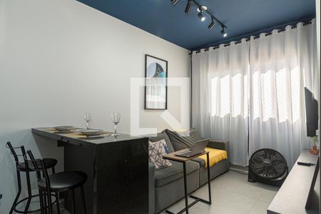 Sala de apartamento para alugar com 1 quarto, 27m² em Bela Vista, São Paulo