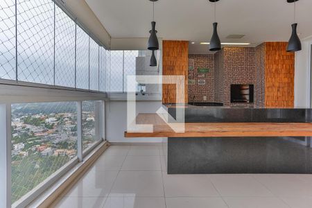 Varanda de apartamento à venda com 3 quartos, 220m² em Vila Castela, Nova Lima