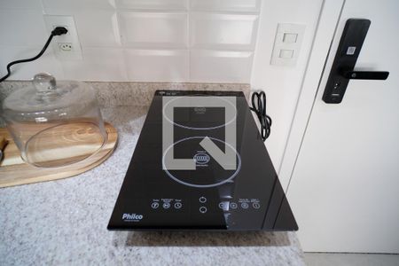 Apartamento para alugar com 31m², 1 quarto e sem vagaDetalhe da cozinha