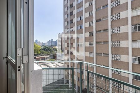 Varanda da Sala de apartamento à venda com 1 quarto, 49m² em Vila Olímpia, São Paulo