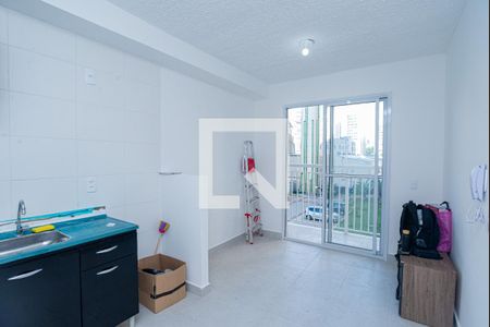 Sala/Cozinha de apartamento à venda com 2 quartos, 36m² em Bom Retiro, São Paulo