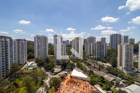 Vista da Sala de apartamento para alugar com 2 quartos, 96m² em Vila Andrade, São Paulo