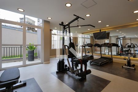 Studio para alugar com 28m², 1 quarto e sem vaga Studio para alugar com 28m², 1 quarto e sem vagaÁrea comum - Academia