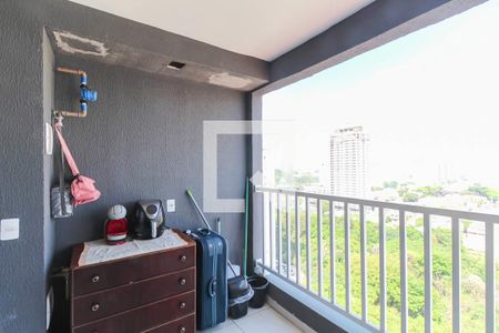 Varanda da Sala de apartamento para alugar com 1 quarto, 32m² em Vila Santa Clara, São Paulo