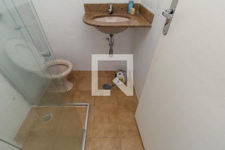 Banheiro de kitnet/studio para alugar com 1 quarto, 29m² em Vila Buarque, São Paulo
