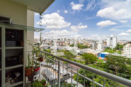 Varanda da sala  de apartamento à venda com 3 quartos, 117m² em Paquetá, Belo Horizonte