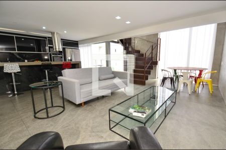 Sala de estar de apartamento para alugar com 2 quartos, 251m² em Lourdes, Belo Horizonte