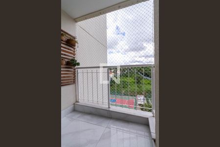 Varanda da sala de apartamento para alugar com 2 quartos, 70m² em Paquetá, Belo Horizonte