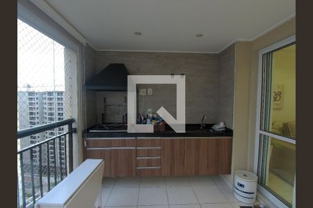 Varanda  gourmet  de apartamento para alugar com 3 quartos, 122m² em Jardim Flor da Montanha, Guarulhos