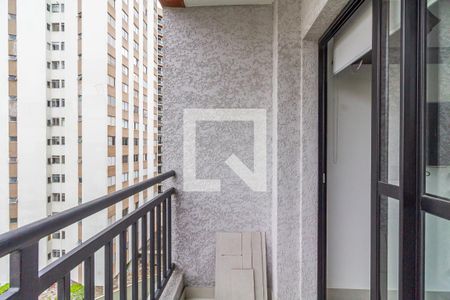 Varanda de kitnet/studio para alugar com 1 quarto, 27m² em Pinheiros, São Paulo