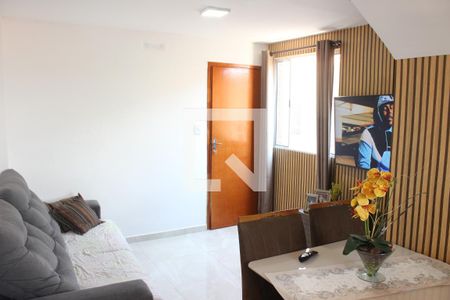 Sala de apartamento para alugar com 2 quartos, 64m² em Vila Cascatinha, São Vicente