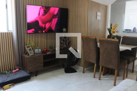 Sala de apartamento para alugar com 2 quartos, 64m² em Vila Cascatinha, São Vicente