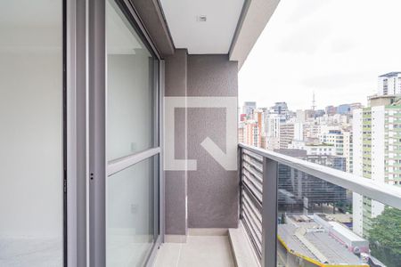 Varanda de kitnet/studio para alugar com 1 quarto, 24m² em Jardim Paulista, São Paulo