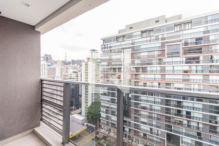 Varanda de kitnet/studio para alugar com 1 quarto, 21m² em Jardim Paulista, São Paulo