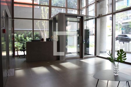 Studio para alugar com 24m², 1 quarto e sem vagaEntrada do Edifício e Recepção