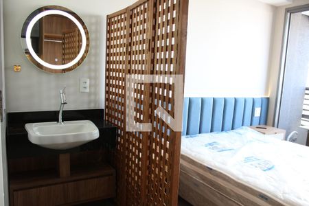 Studio para alugar com 24m², 1 quarto e sem vagaLavabo e Quarto